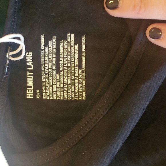 NWT Helmut Lang one-shoulder little black dress - Picture 4 of 4